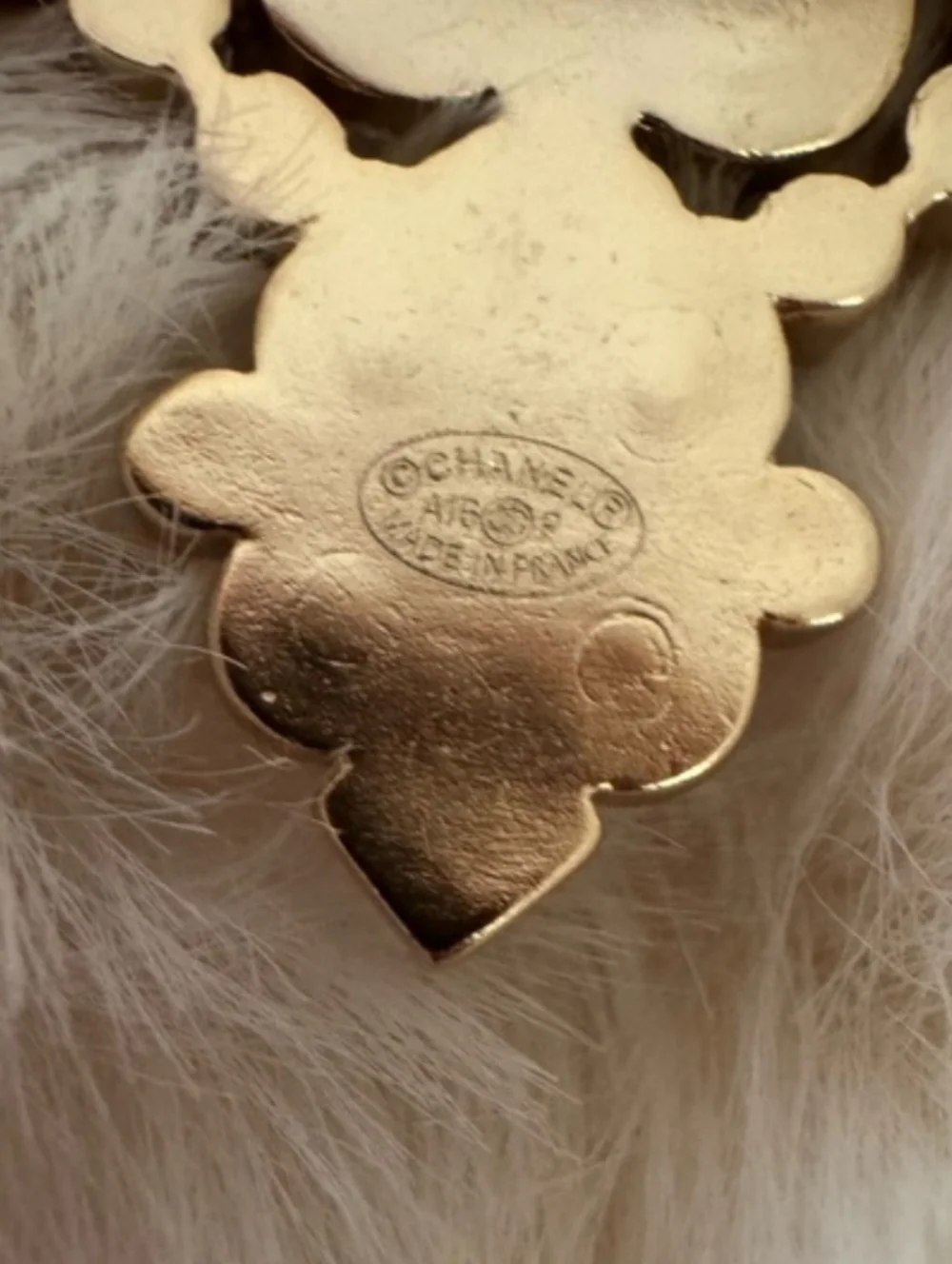 CHANEL Statement Brooch Rare Vintage Cross Made In France